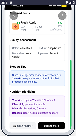 Fruit AI果蔬新鲜度检测工具app下载